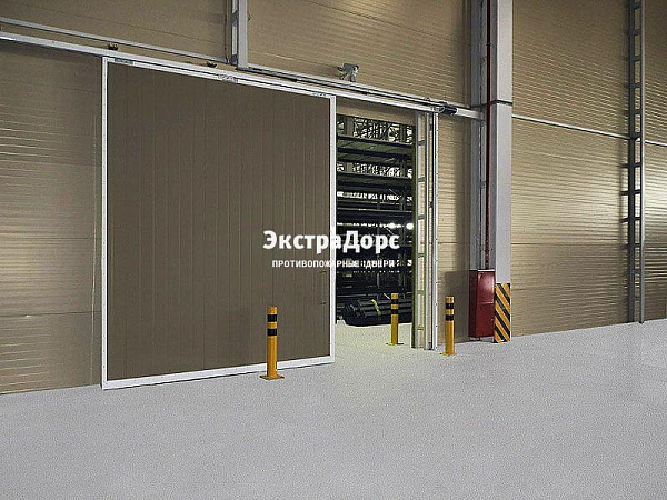 Противопожарные автоматические ворота коричневые в Жуковском  купить