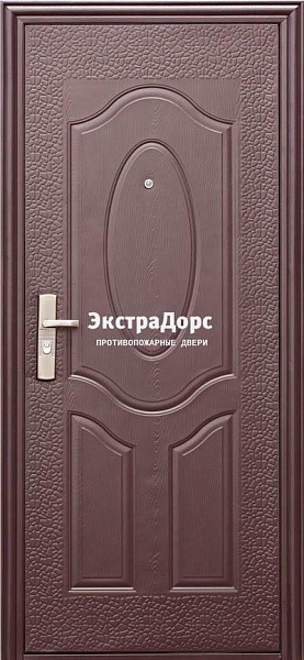 Дверь противопожарная утепленная металлическая глухая EI 30 с ламинатом в Жуковском  купить